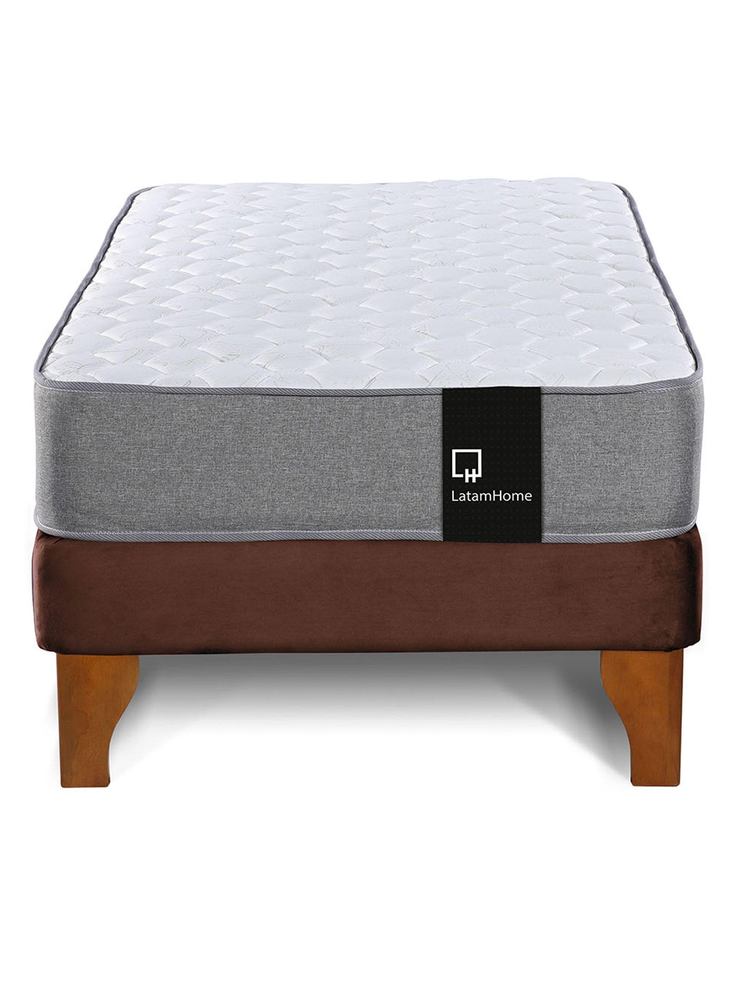 CAMA EUROPEA ZEN PRO TELA CHOCOLATE 1 PZA-1
