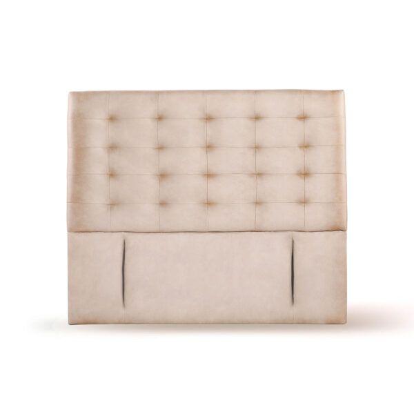 RESPALDO NAPOLES CUERO BEIGE KING-0