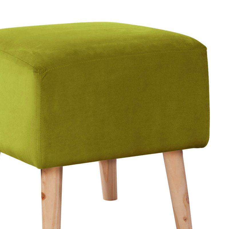 Pouf Burdeos Tela Velvet Pistacho-1