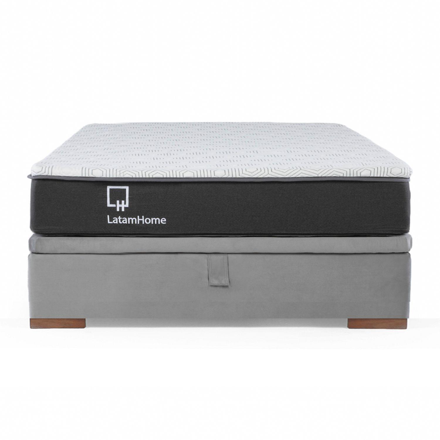 Cama Funcional Boxet Full 1,35 Mt Colchon Resortes New Top Funda Lavable-6