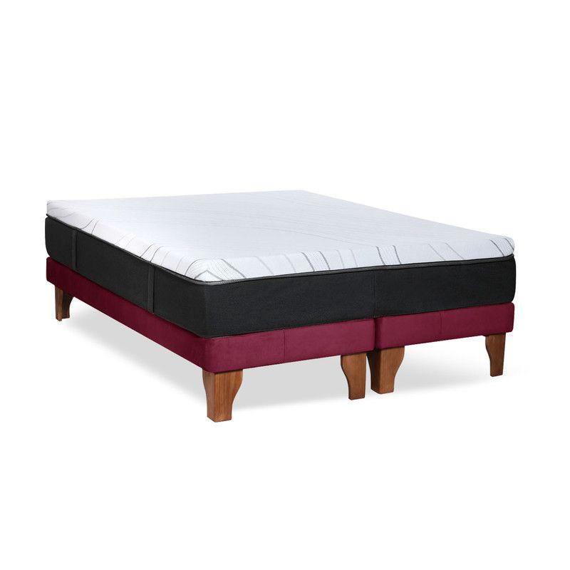 CAMA ZEN TOP FOAM SOFT TELA BURDEO SUPER KING-2