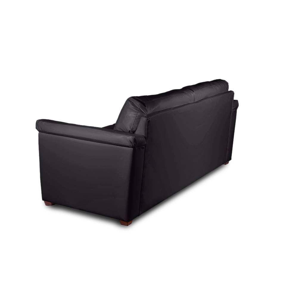 SOFA ANCONA 3C PU GRANO NEGRO-2