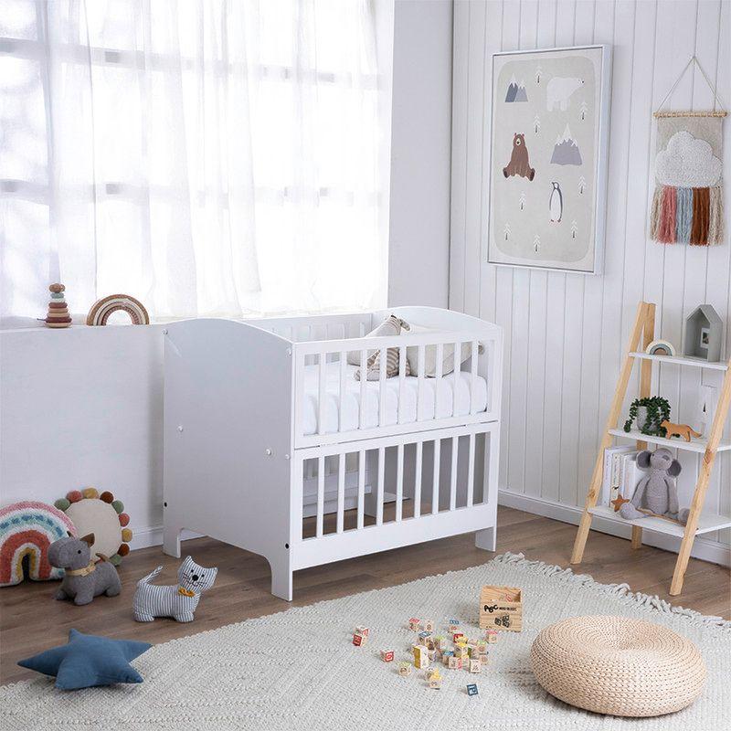 CUNA EVOLUTIVA ZEN BABY ALBA 100X70  + COLCHON-0