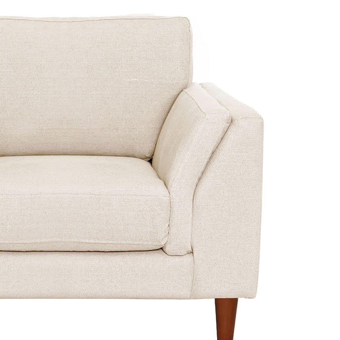 Sofa Milan 2C Con Resortes Pocket Lino Blanco-2