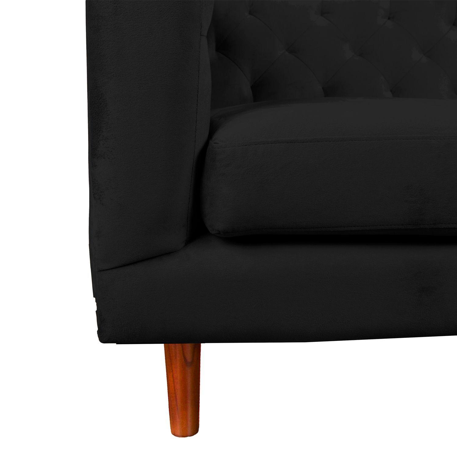 SOFA BRESCIA 2C TELA VELVET VIVIAN NEGRO-2
