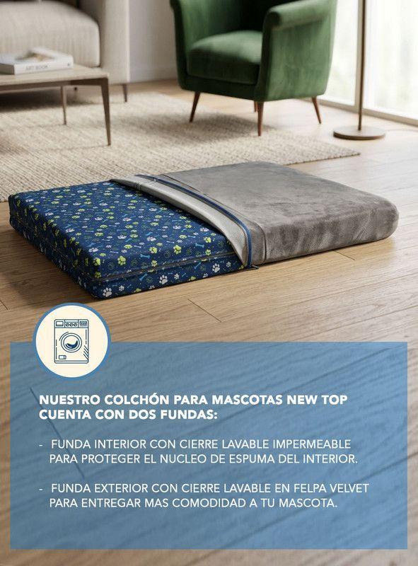 Colchón Para Mascota Impermeable Velvet 70X100 Cm-2