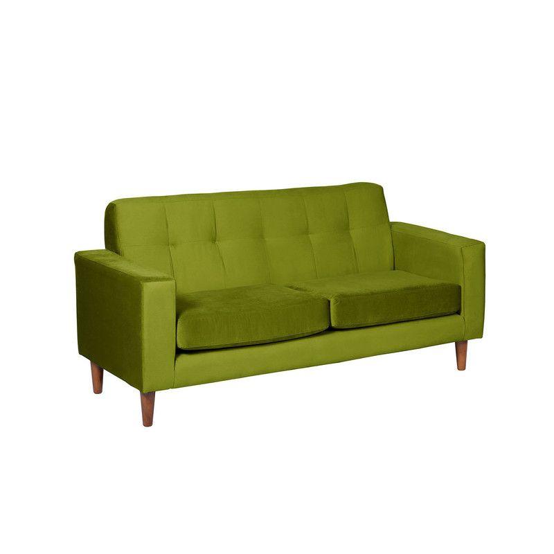 Sofa Salerno 2C Tela  Velvet  Pistacho-1