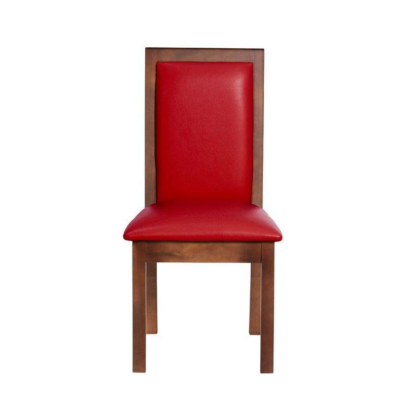 Juego De Comedor Sevilla 2 Sillas Girona + 2 Bancas Pu Rojo-3