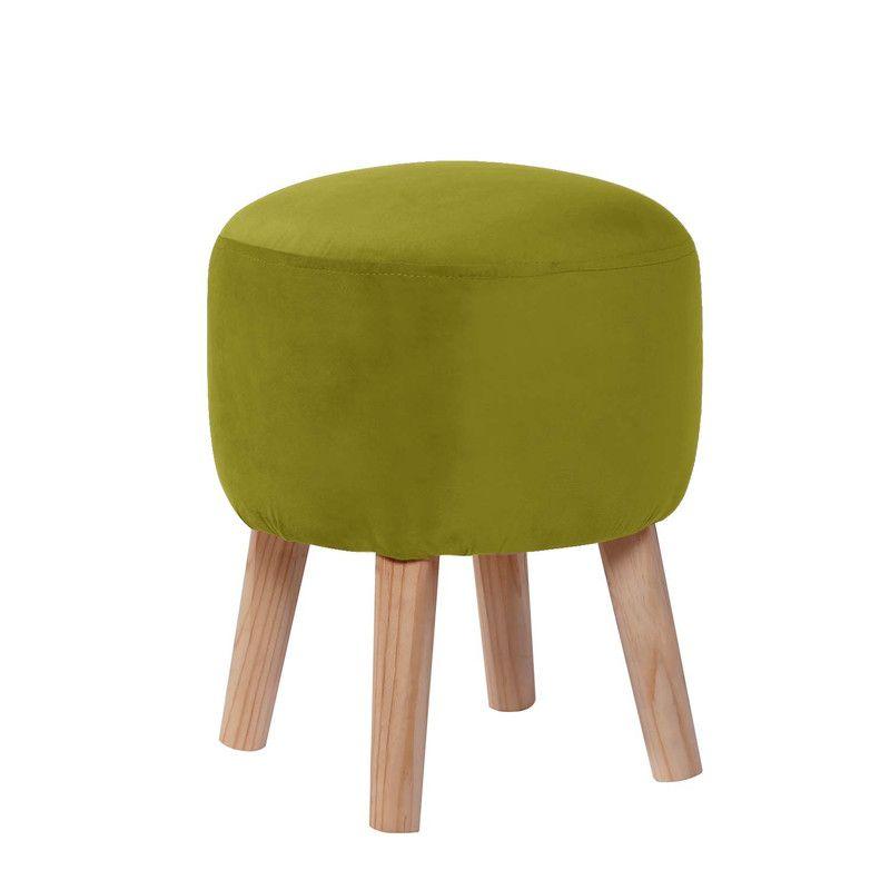 Pouf Nantes Tela Velvet Pistacho-0