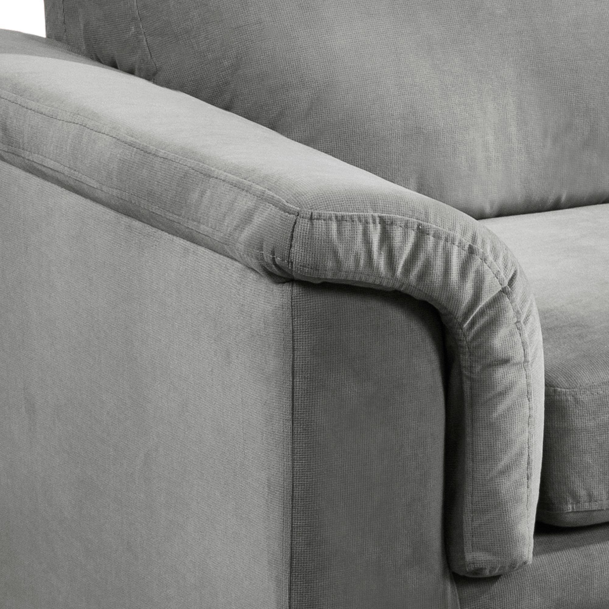 SOFA ANCONA 2C TELA  VELVET  GRIS-4