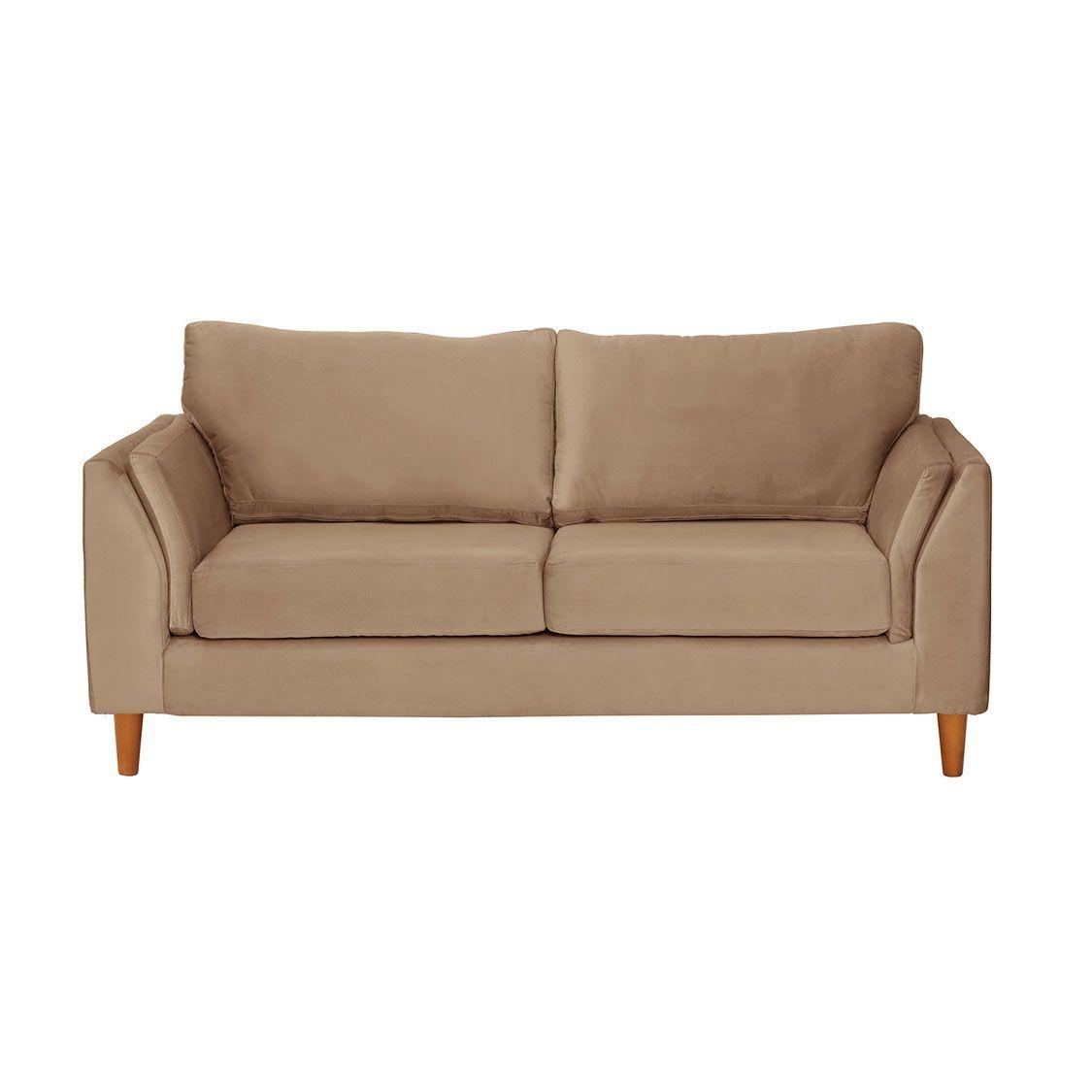Sofa Milan 2C Con Resortes Pocket Tela Velvet Beige-0