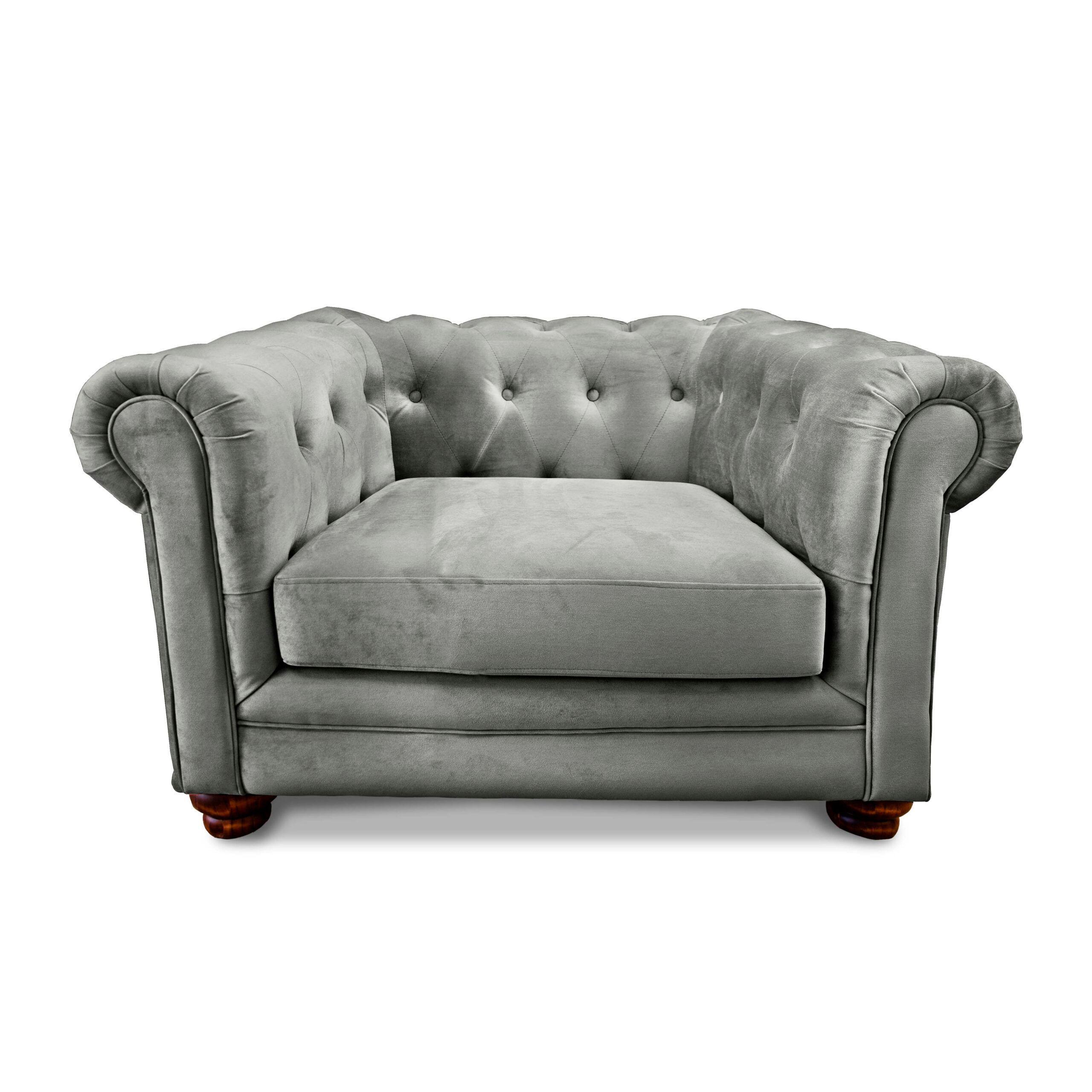 SOFA FLORENCIA 1C TELA VELVET GRIS-0