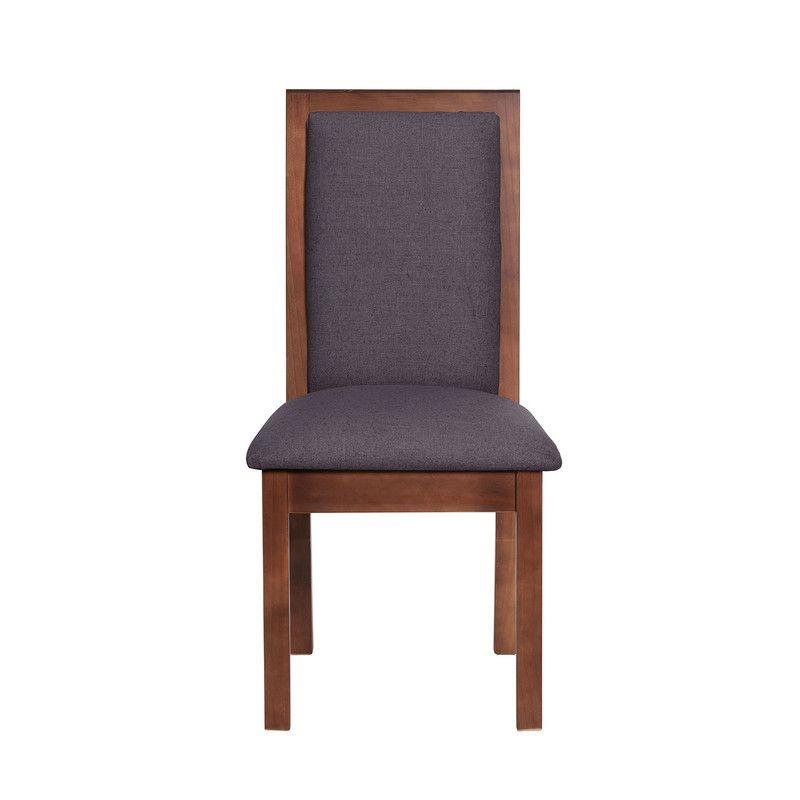 Juego De Comedor Merida 6 Sillas Girona Lino Gris Oscuro-3