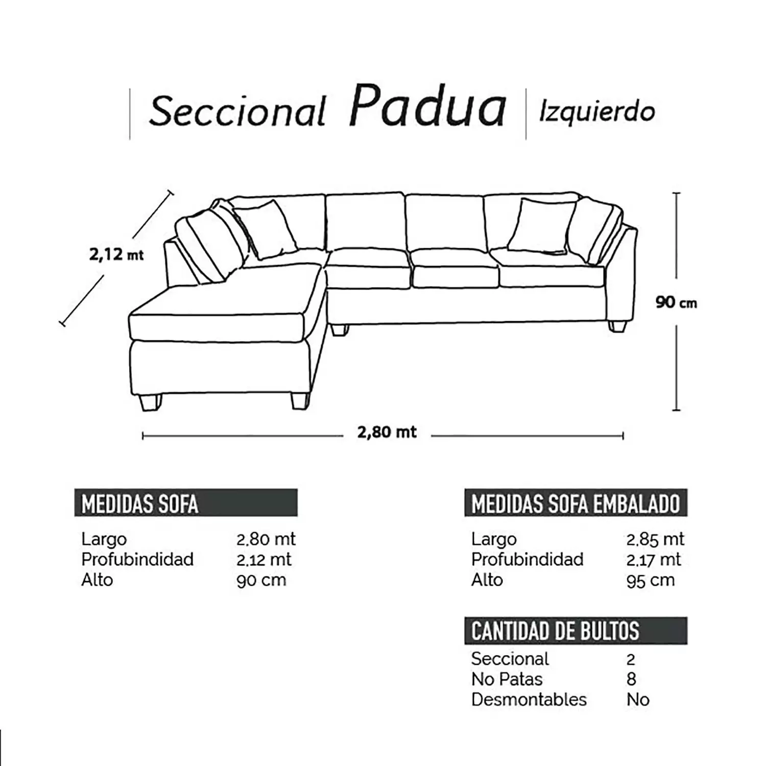 SECCIONAL PADUA IZQ PU GRANO CHOCOLATE-4