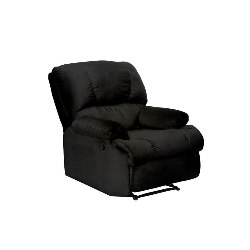 BERGERE PERUGIA RECLINABLE TELA VELVET NEGRO-2