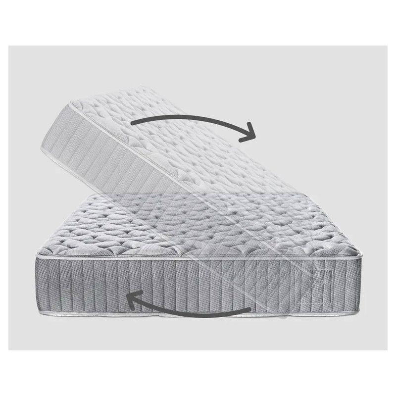 Combo Cama Cannon 2 Plazas Base Dividida Tela + Textil + Respaldo + 2 Veladores Atlas-7