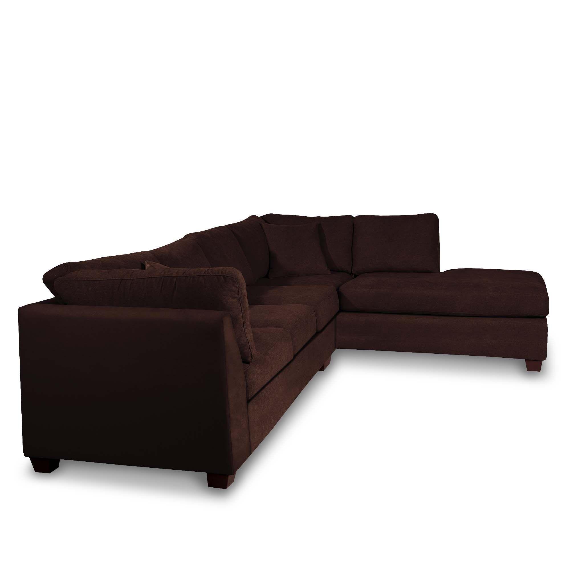 SECCIONAL PADUA DER TELA VELVET CHOCOLATE-3