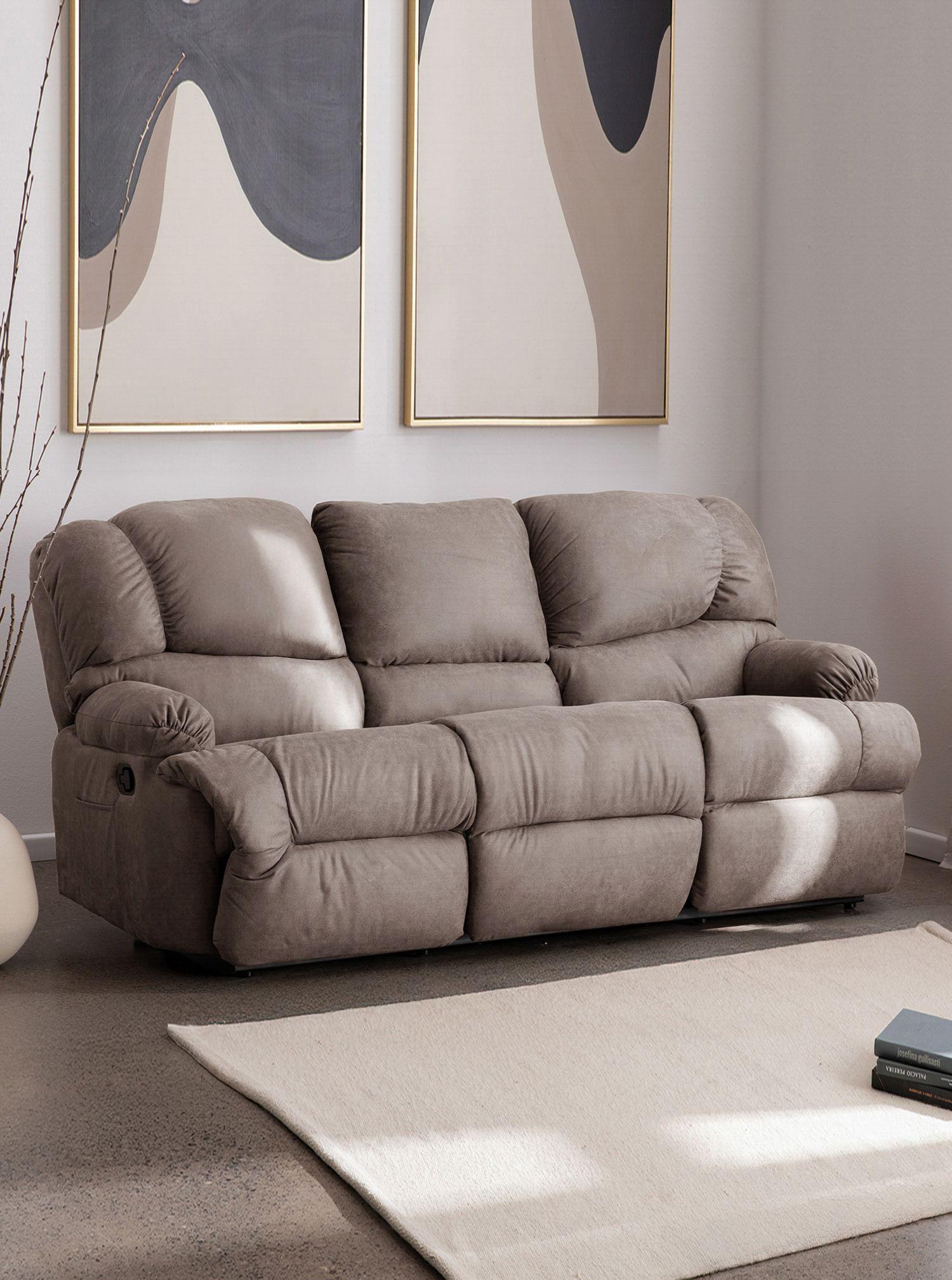 Bergere Perugia Reclinable 3 Cuerpos Cuero Kentucky-1