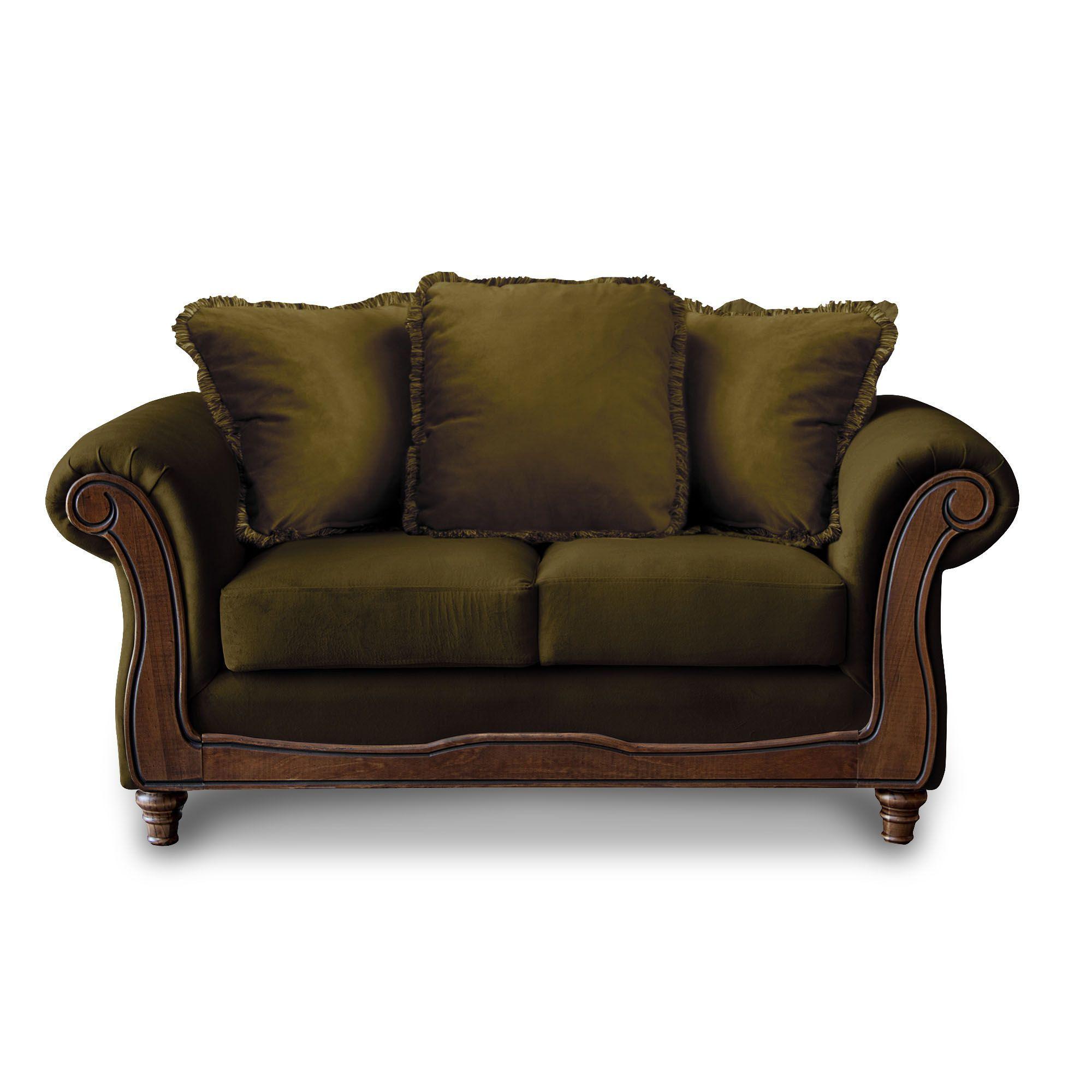 SOFA  RIMINI 2C TELA VELVET VERDE-0