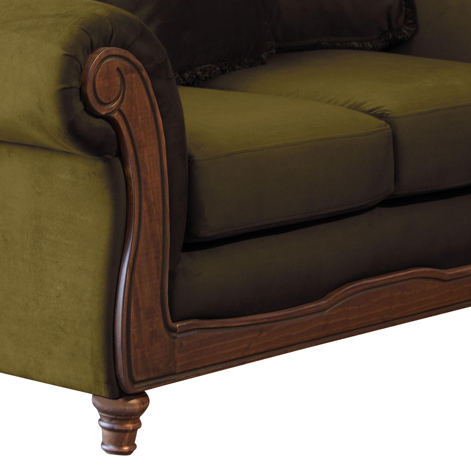SOFA  RIMINI 2C TELA VELVET VERDE-2