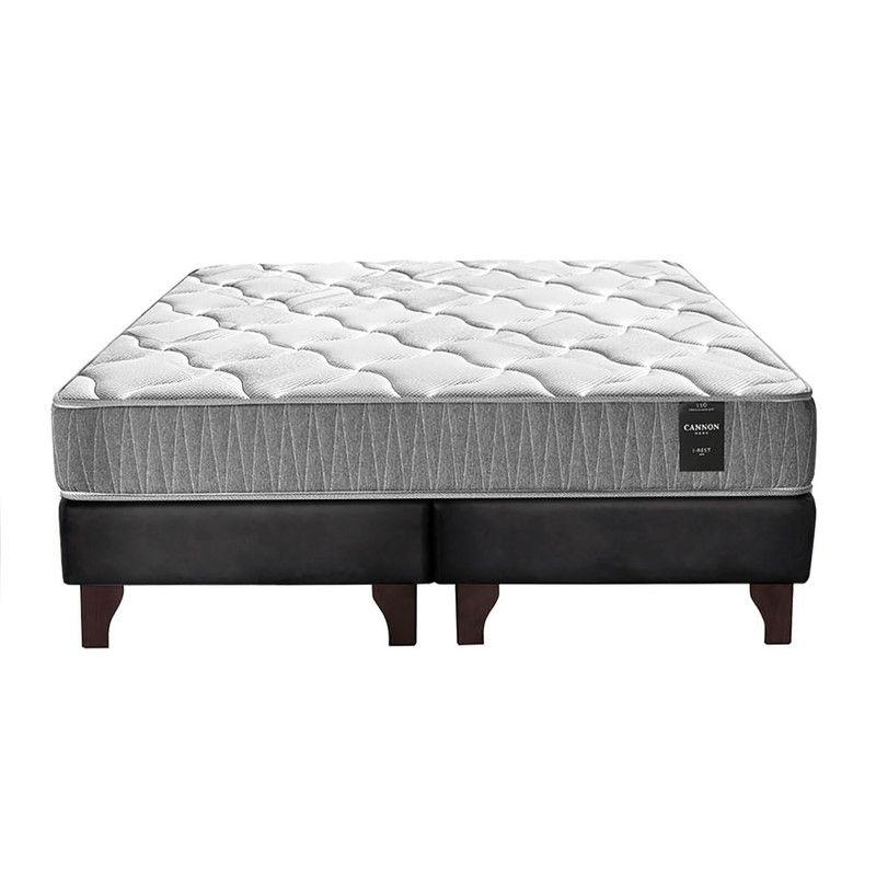 Cama Europea Cannon Zen I-REST Super King Tela Negro-3