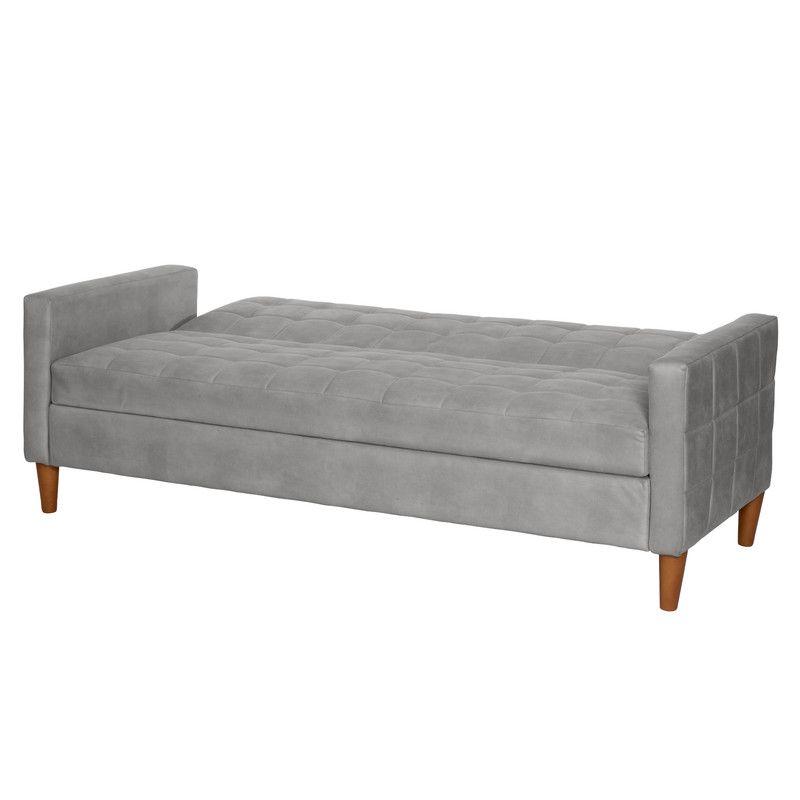 FUTON GENOVA  CUERO KENTUCKY GRIS-3