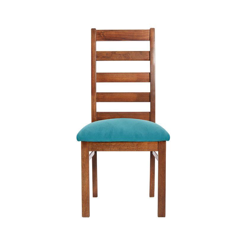 Juego De Comedor Merida 6 Sillas Burgos Tela Velvet Turquesa-3