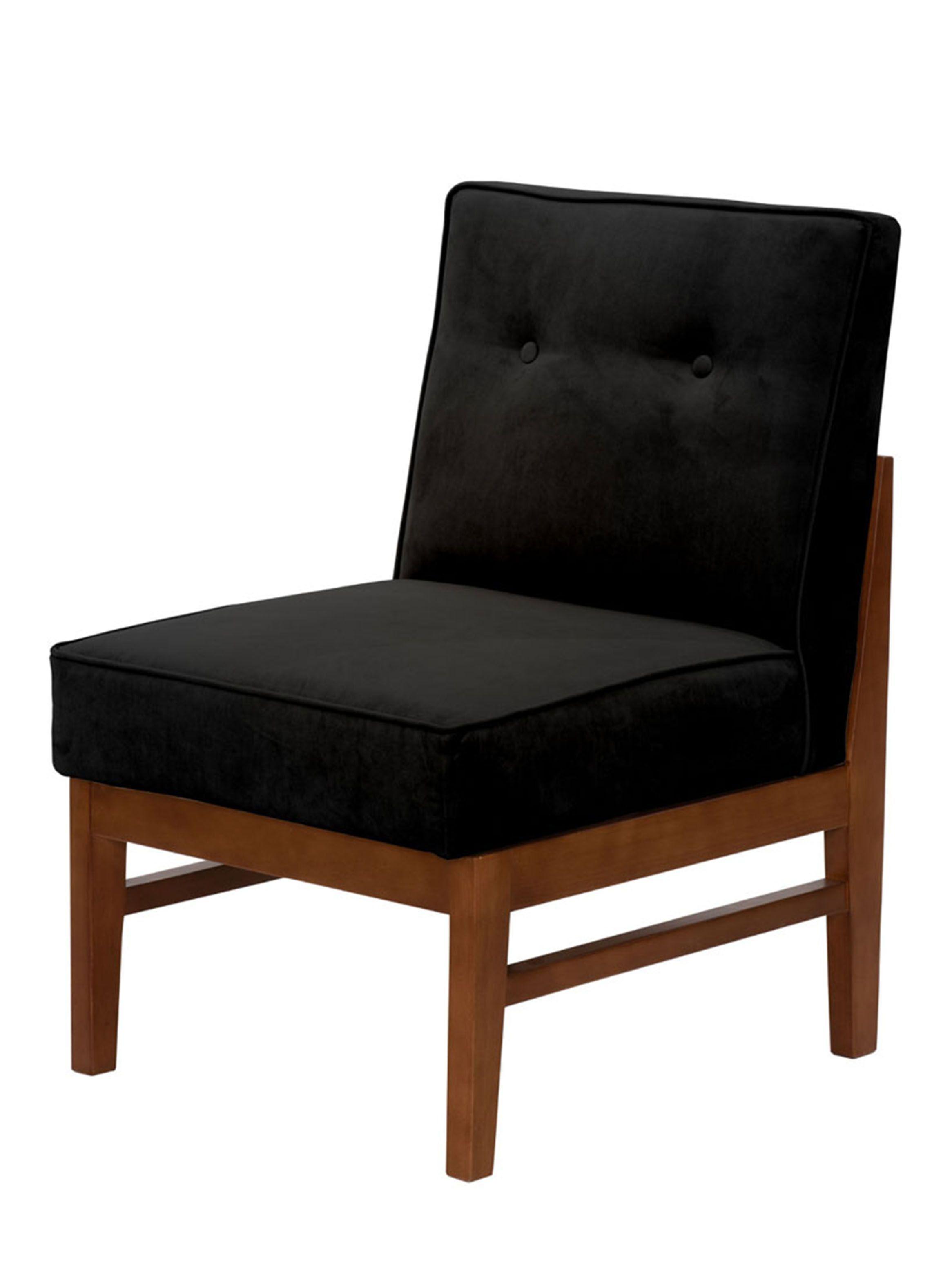 Sitial Colonia  Tela Velvet Negro-2