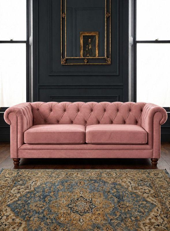 SOFA FLORENCIA 3C TELA VELVET PALO ROSA-0