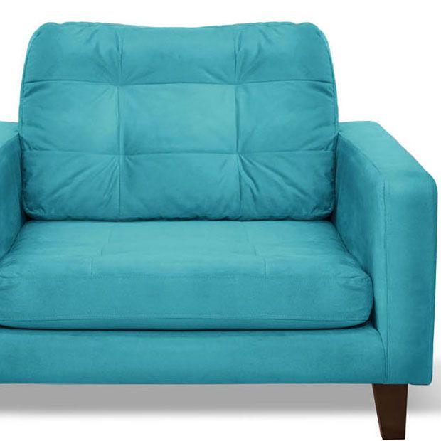 Sofa Napoles 1C Tela  Velvet  Turquesa-1