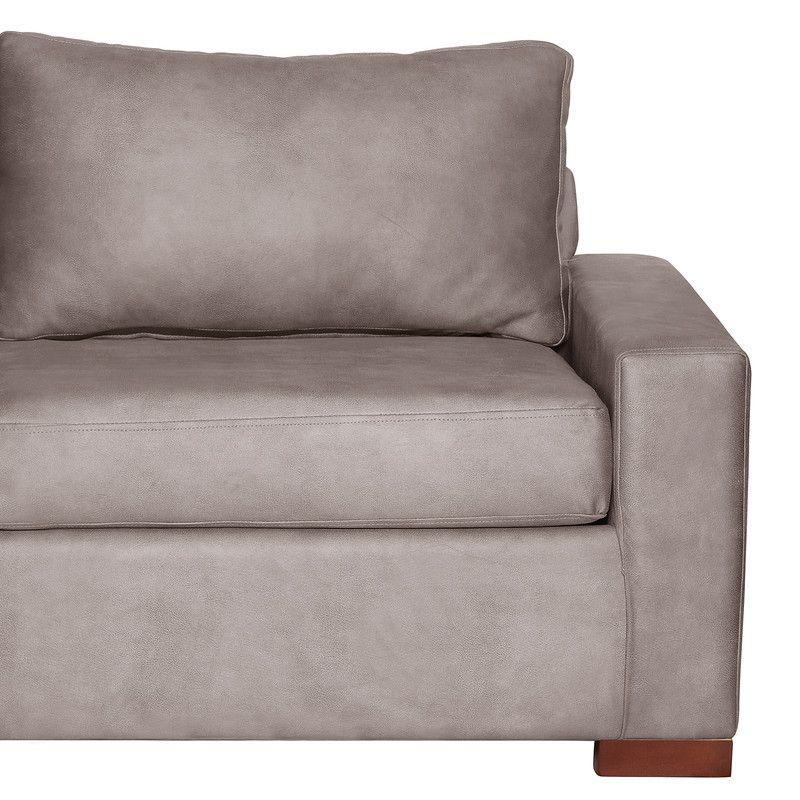 Sofa Cama Livorno 2Pl Cuero Kentucky Gris-3