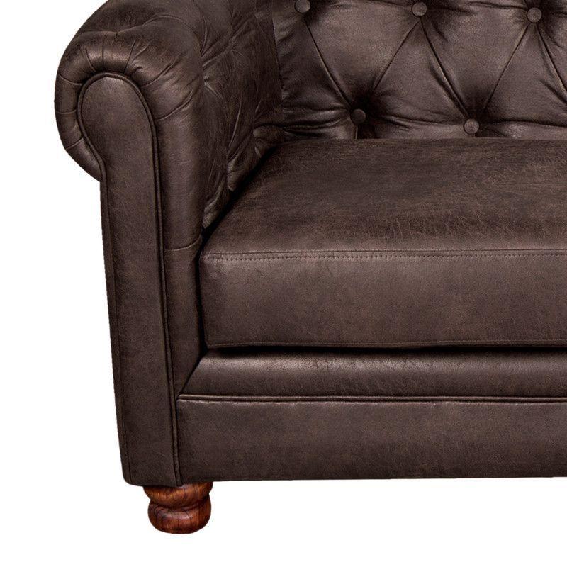 Sofa Florencia 3 Cuerpos Cuero Colorado Marron-3