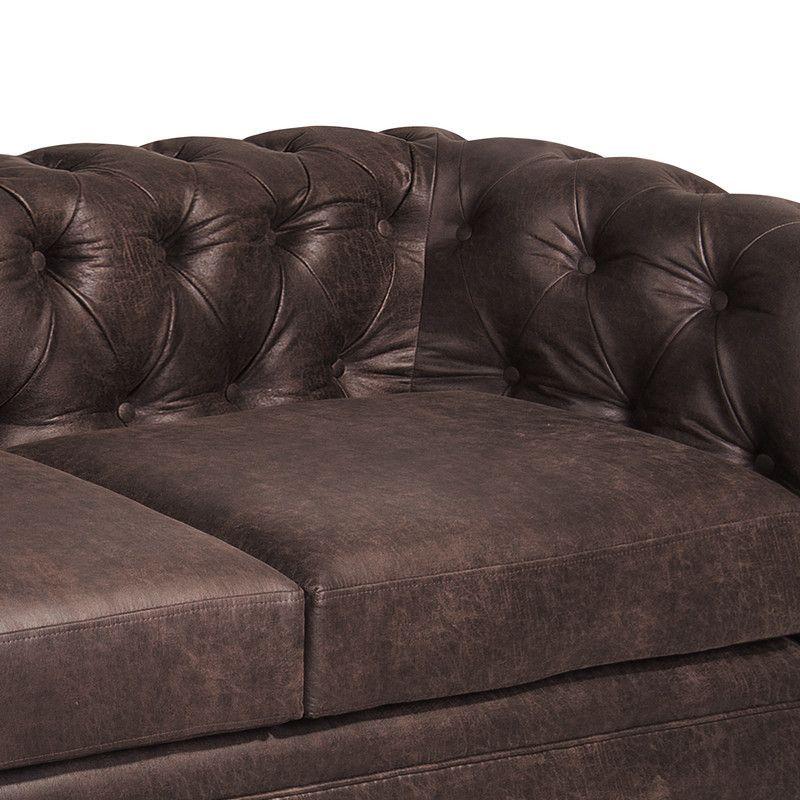 Sofa Florencia 3 Cuerpos Cuero Colorado Marron-4