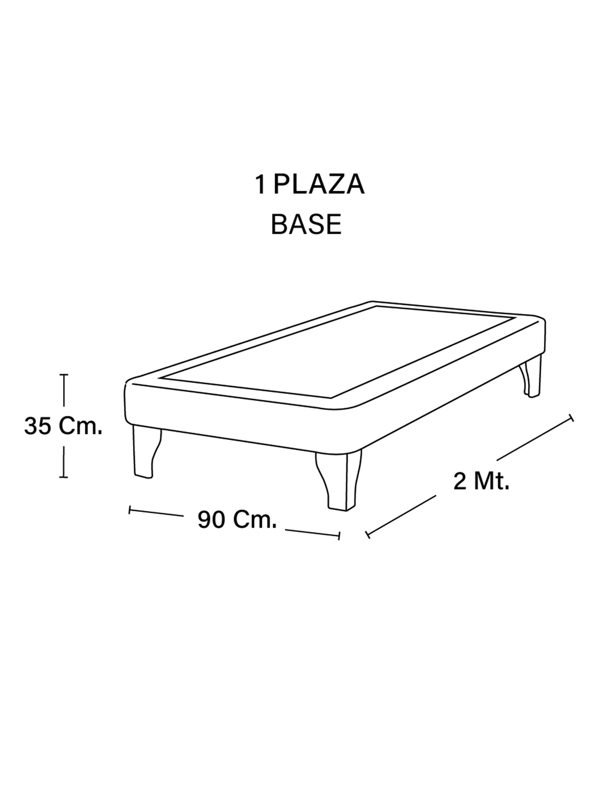 BASE EUROPEA ZEN  PU NEGRO 1 PZA-2