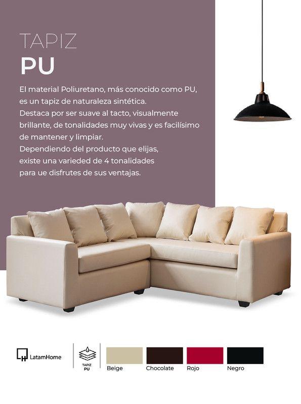 Seccional Lucca 3C PU Chocolate-4