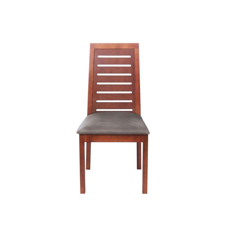 Juego De Comedor Alicante 6 Sillas Tenerife Cuero Kentucky Gris-3