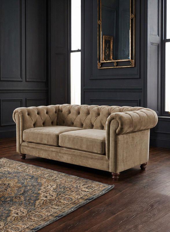 SOFA FLORENCIA 3C TELA VELVET BEIGE-3