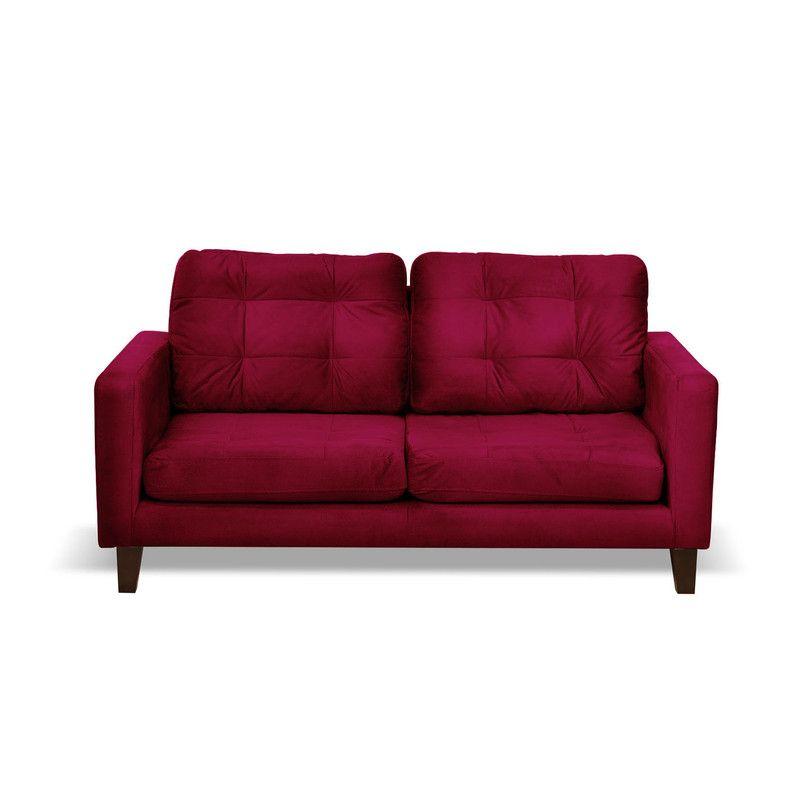 Sofa Napoles 2C Tela  Velvet  Burdeo-0