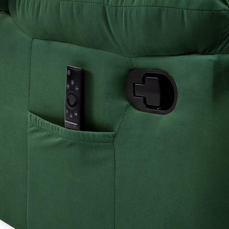 Bergere Perugia Reclinable 2 Cuerpos Tela Velvet-4