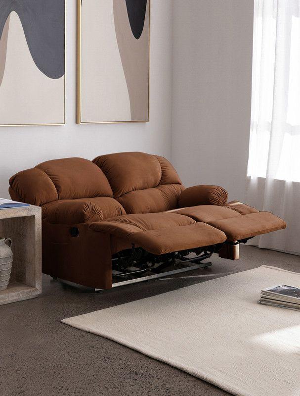 Bergere Perugia Reclinable 2 Cuerpos Tela Velvet-0