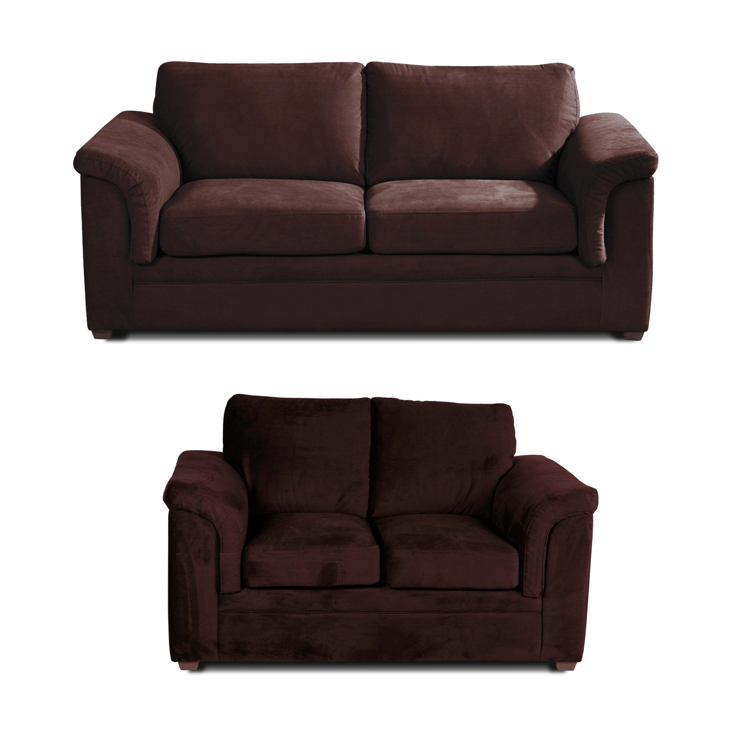 LIVING ANCONA 3-2 TELA  VELVET  CHOCOLATE-2