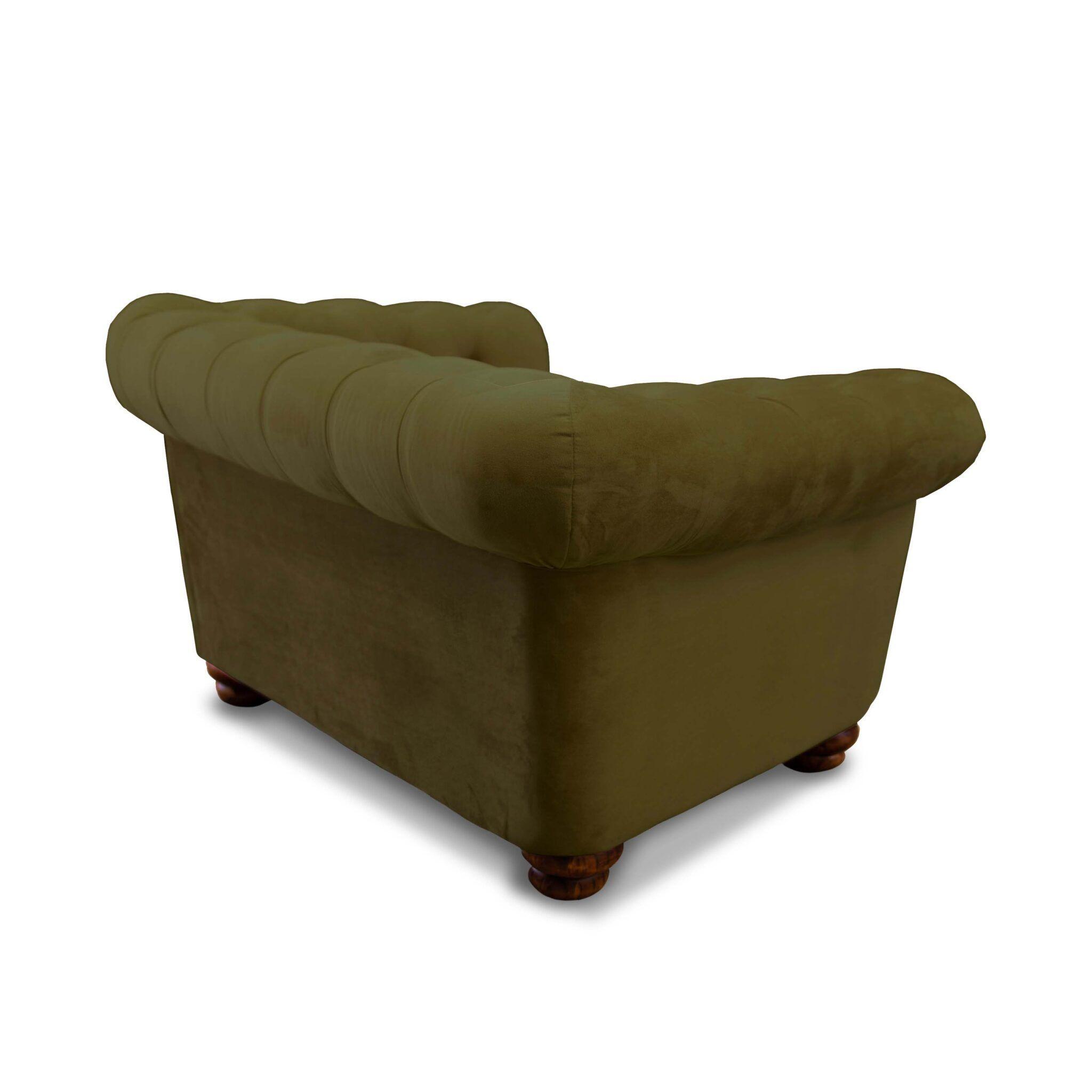 SOFA FLORENCIA 1C TELA VELVET VERDE-2