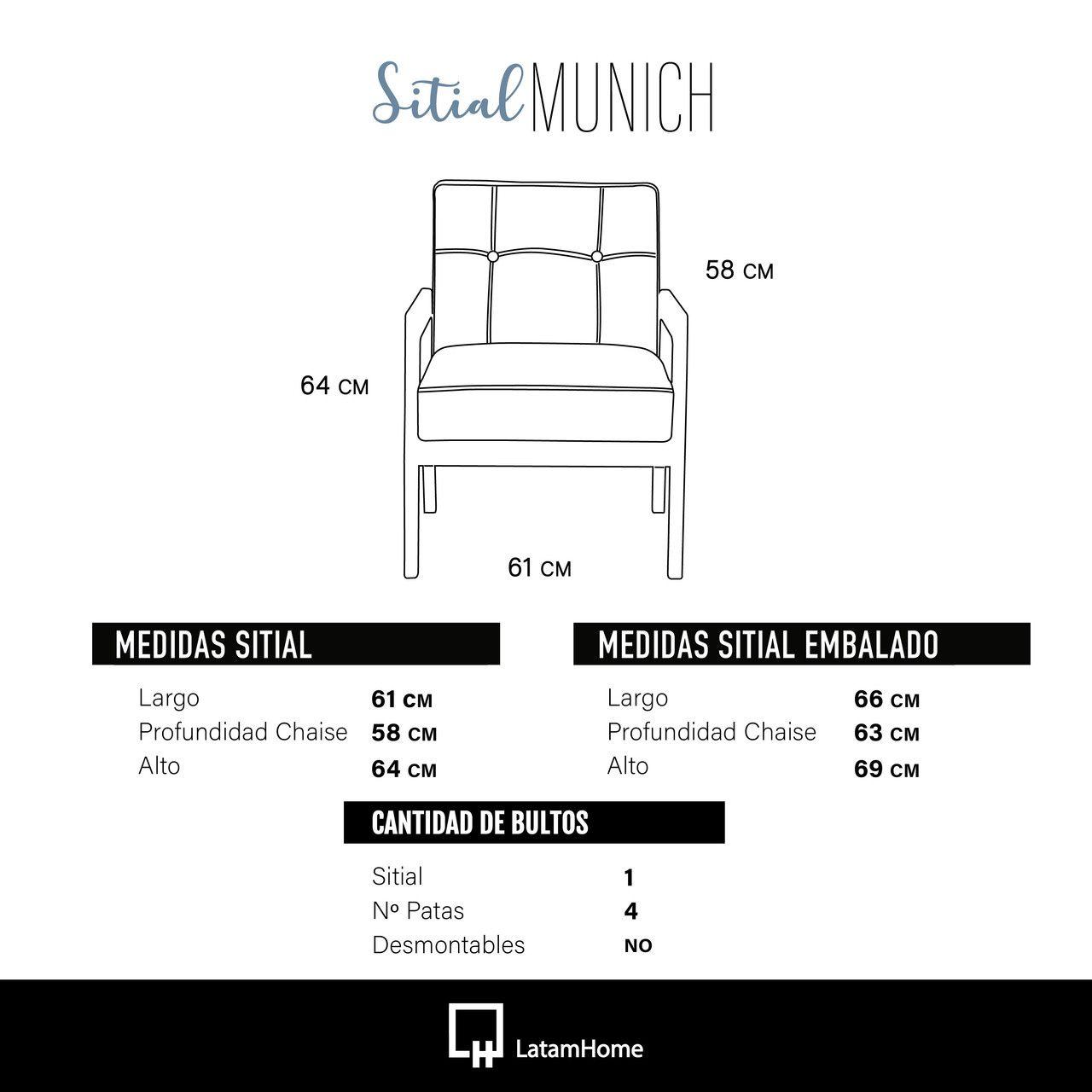 JUEGO DE LIVING 3-1 SOFA VENECIA 3C TELA VELVET + SITIAL MUNICH TELA-4