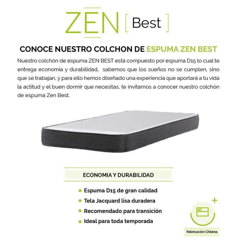 Colchon Zen Best Espuma 2 Plazas 150X190 cm-2