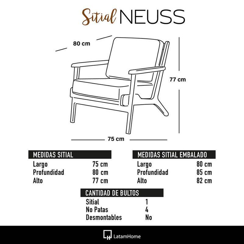 Sitial Neuss  Cuero Kentucky Beige-3