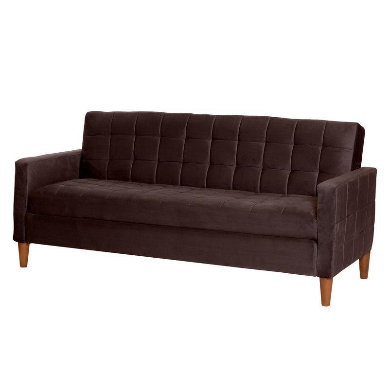 FUTON GENOVA  TELA VELVET CHOCOLATE-3