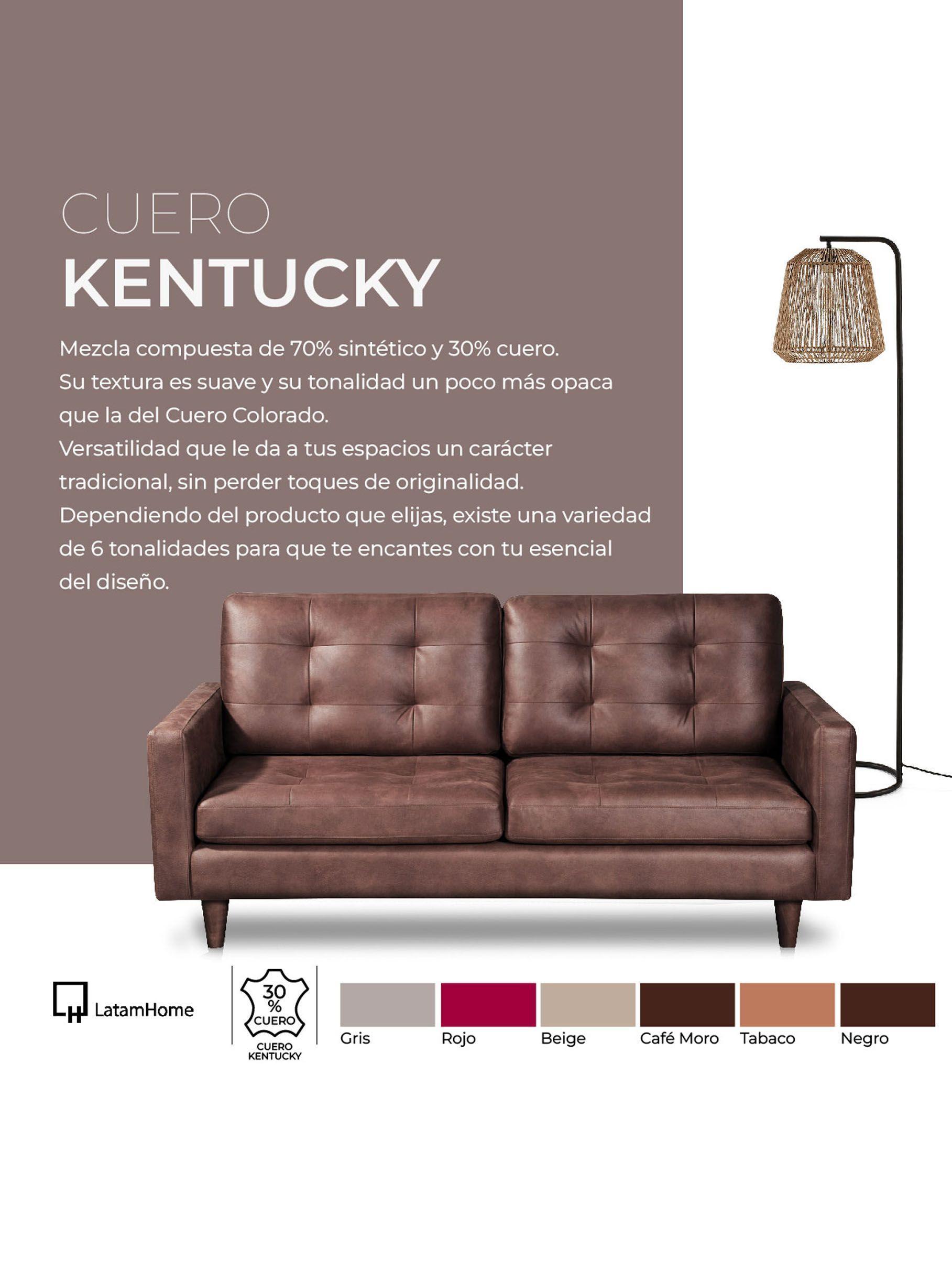 Sofa Seccional Derecho Napoles Cuero Ketucky-5