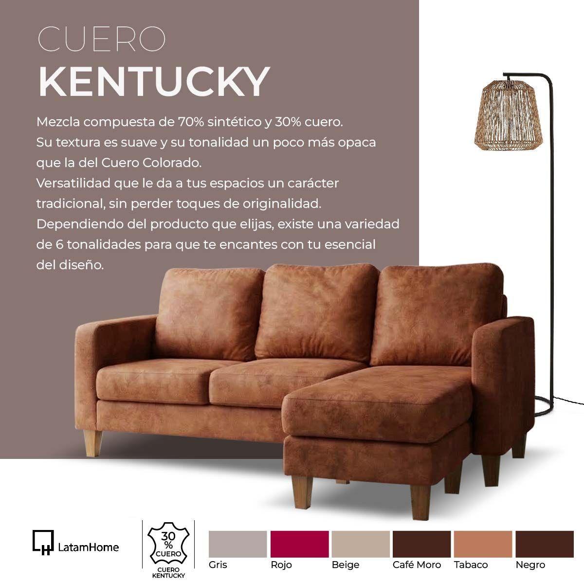 Seccional Intercambiable Venecia 3 Cuerpos Cuero Tabaco-5