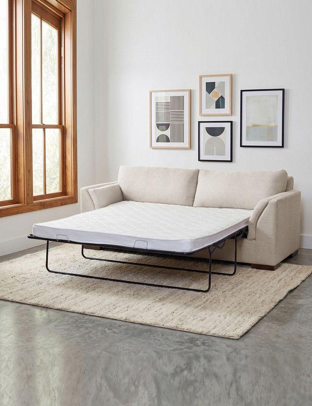Sofá Cama Milan 2PL Lino Con Asiento de Resortes Pocket-0