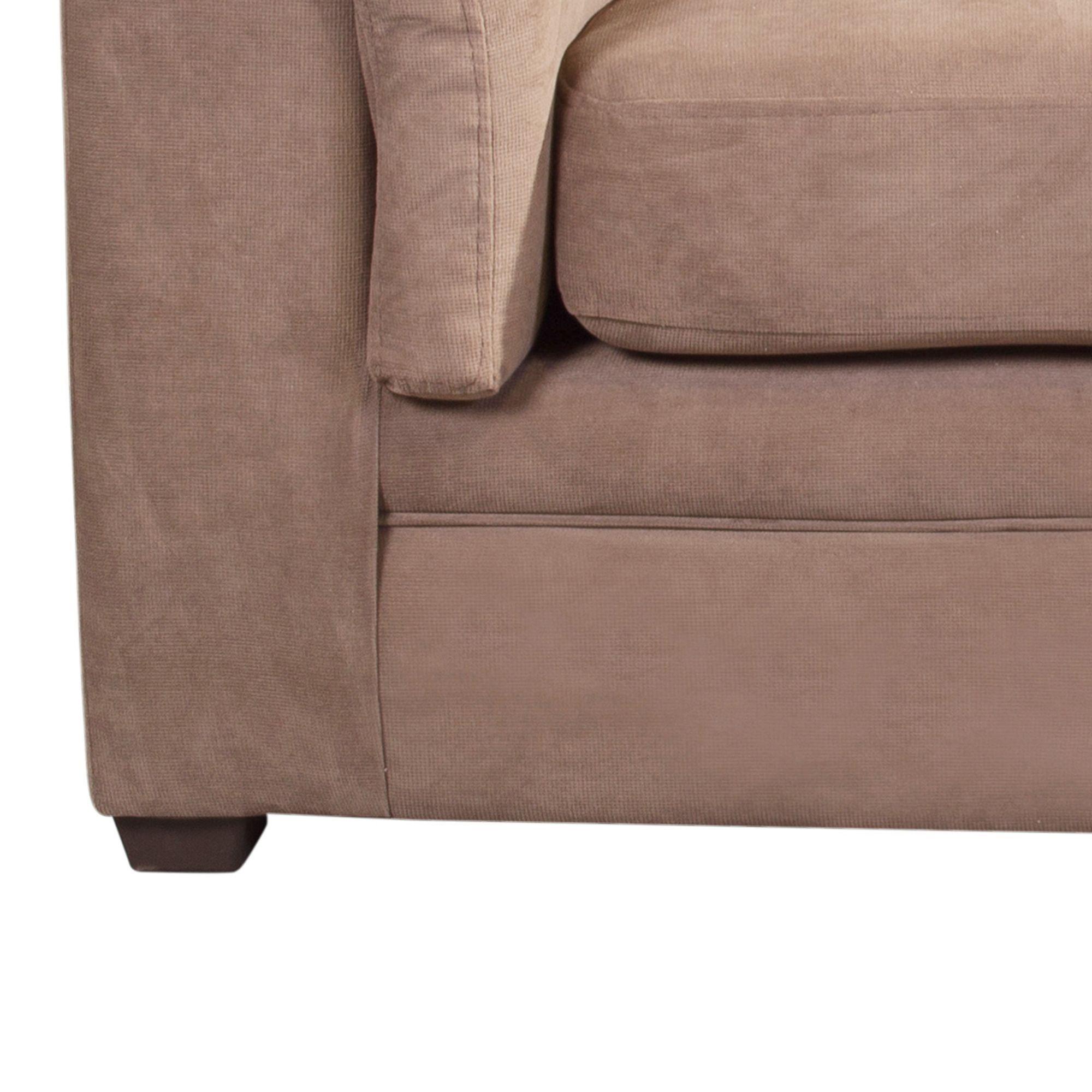 SOFA ANCONA 2C TELA  VELVET  BEIGE-7